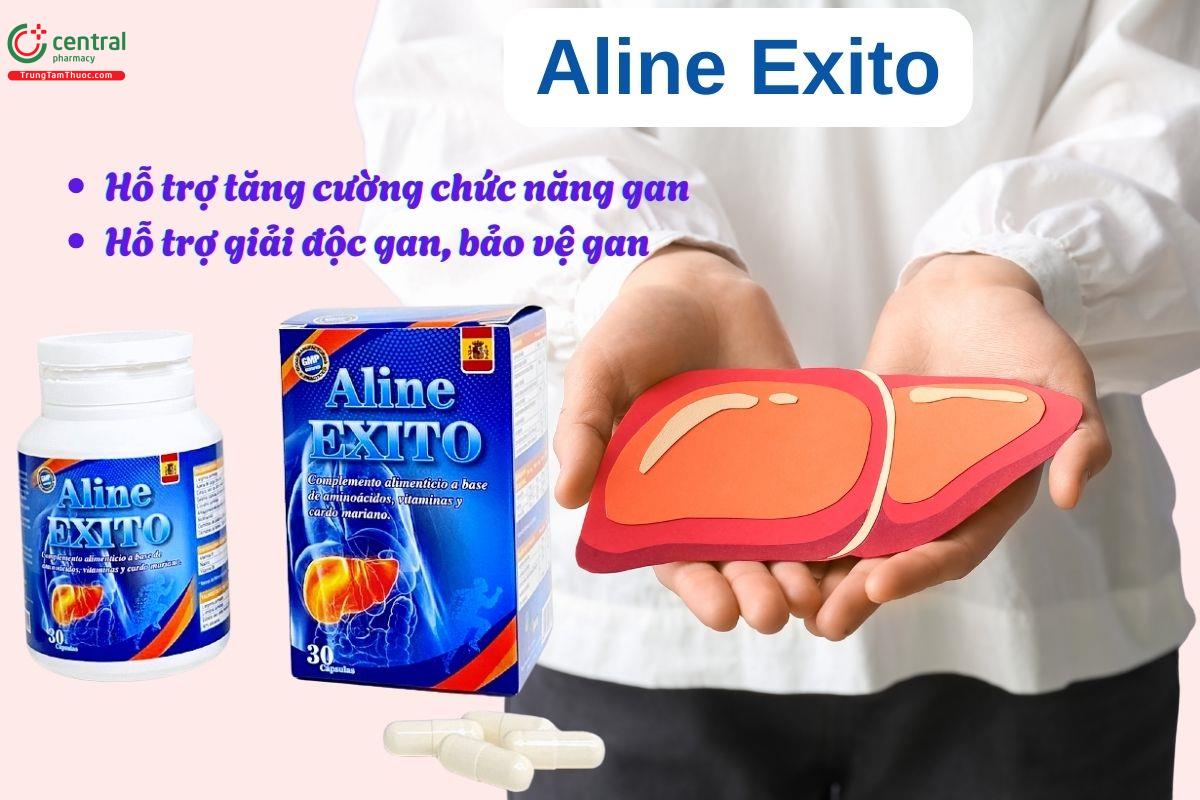 Viên uống Aline Exito giúp tăng cường chức năng gan