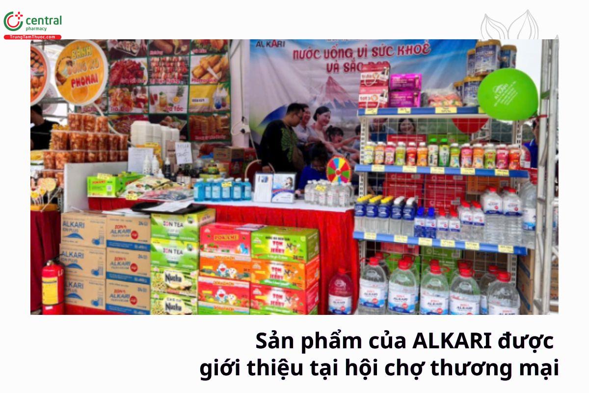 Sản phẩm của ALKARI được giới thiệu tại hội chợ thương mại