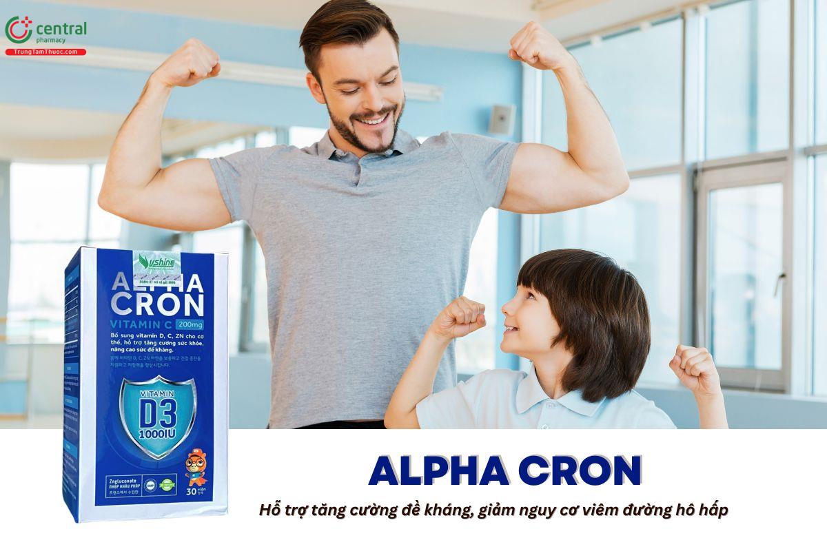 Alpha Cron có tác dụng gì?