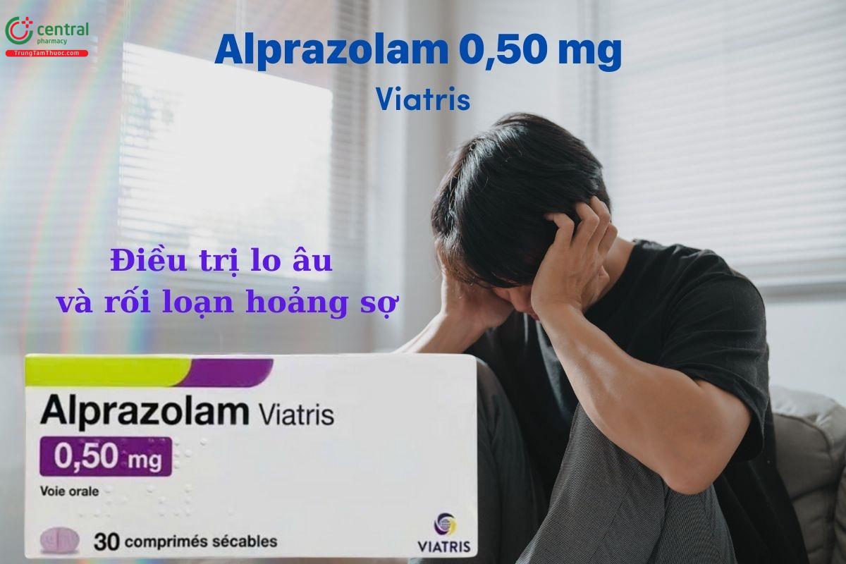 Chỉ định của Alprazolam Viatris 0,5mg