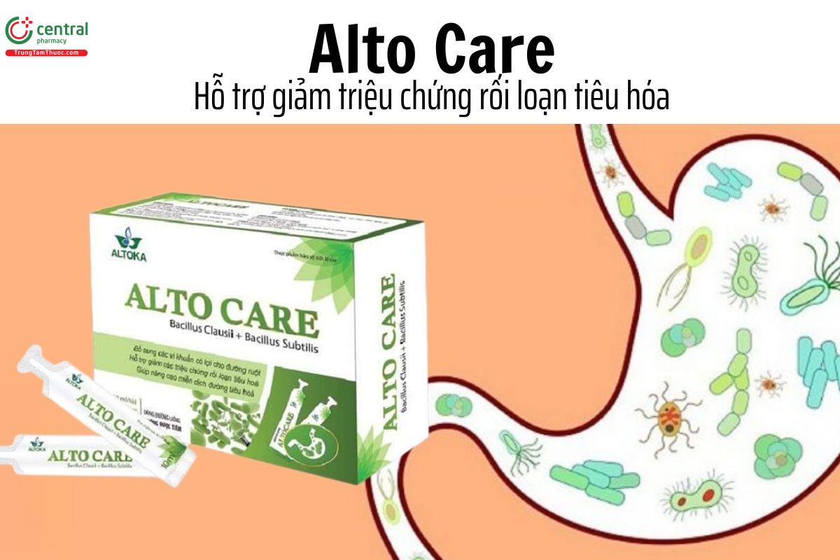 Alto Care - Hỗ trợ giảm triệu chứng rối loạn tiêu hóa