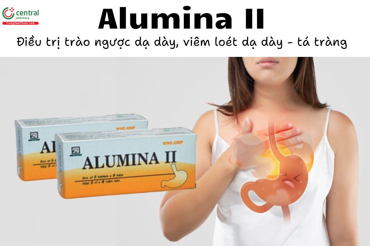 Thuốc Alumina II - Điều trị trào ngược dạ dày, viêm loét dạ dày - tá tràng