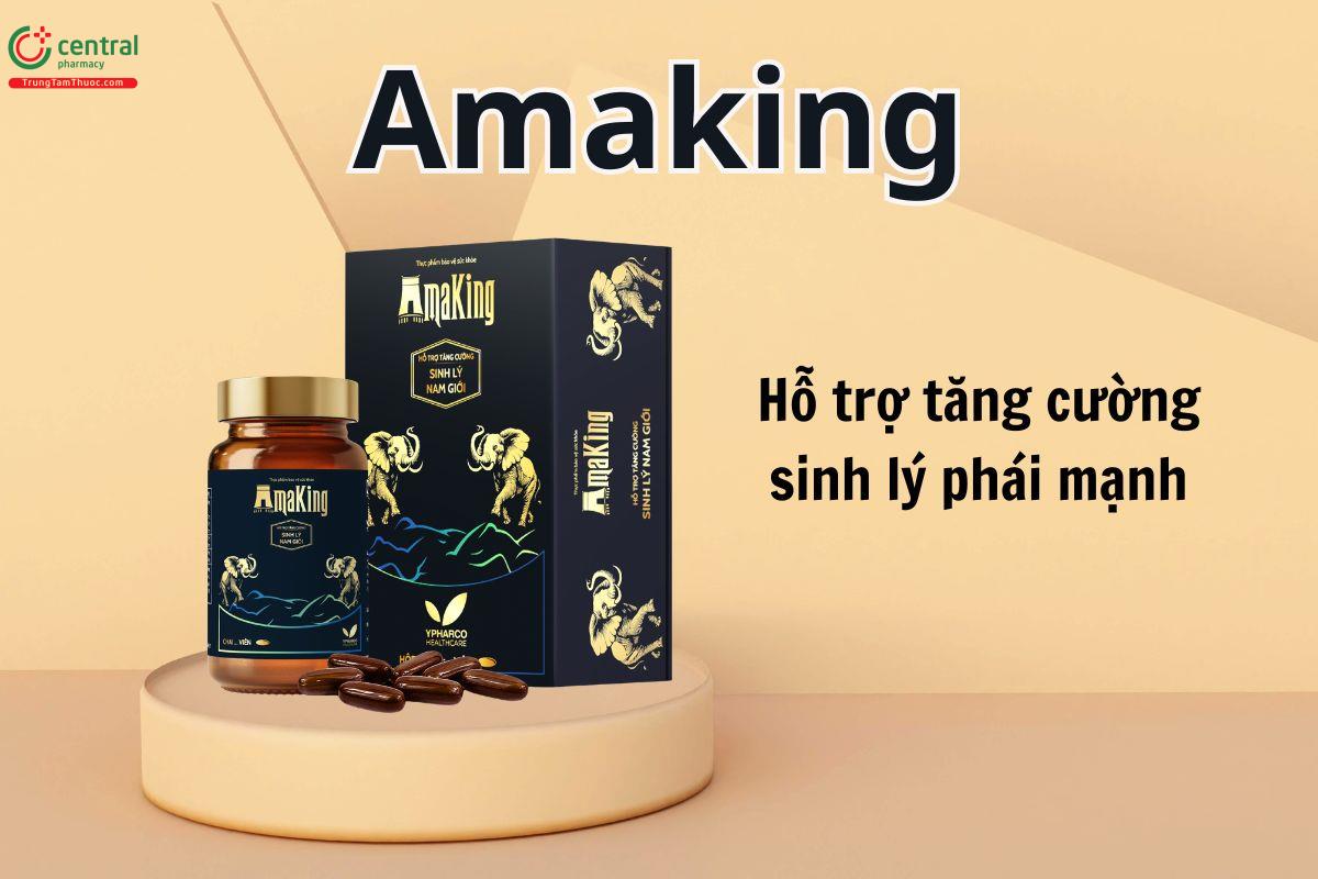 Amaking hỗ trợ tăng cường sinh lý cho nam giới