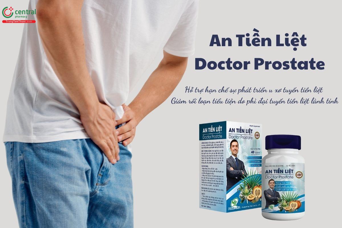 An Tiền Liệt Doctor Prostate hỗ trợ hạn chế sự phát triển u xơ tuyến tiền liệt và giảm tình trạng rối loạn tiểu tiện do phì đại tuyến tiền liệt lành tính