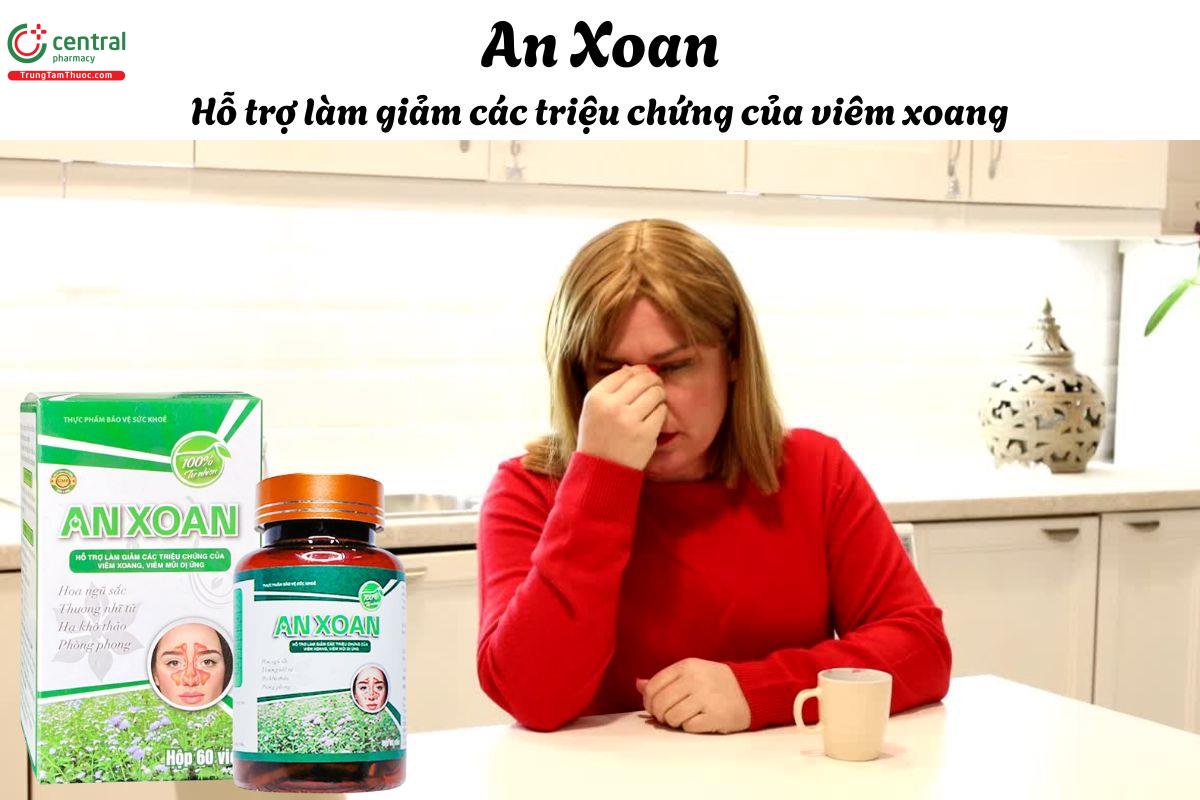 Viên uống An Xoan - Giúp làm giảm các triệu chứng của viêm xoang