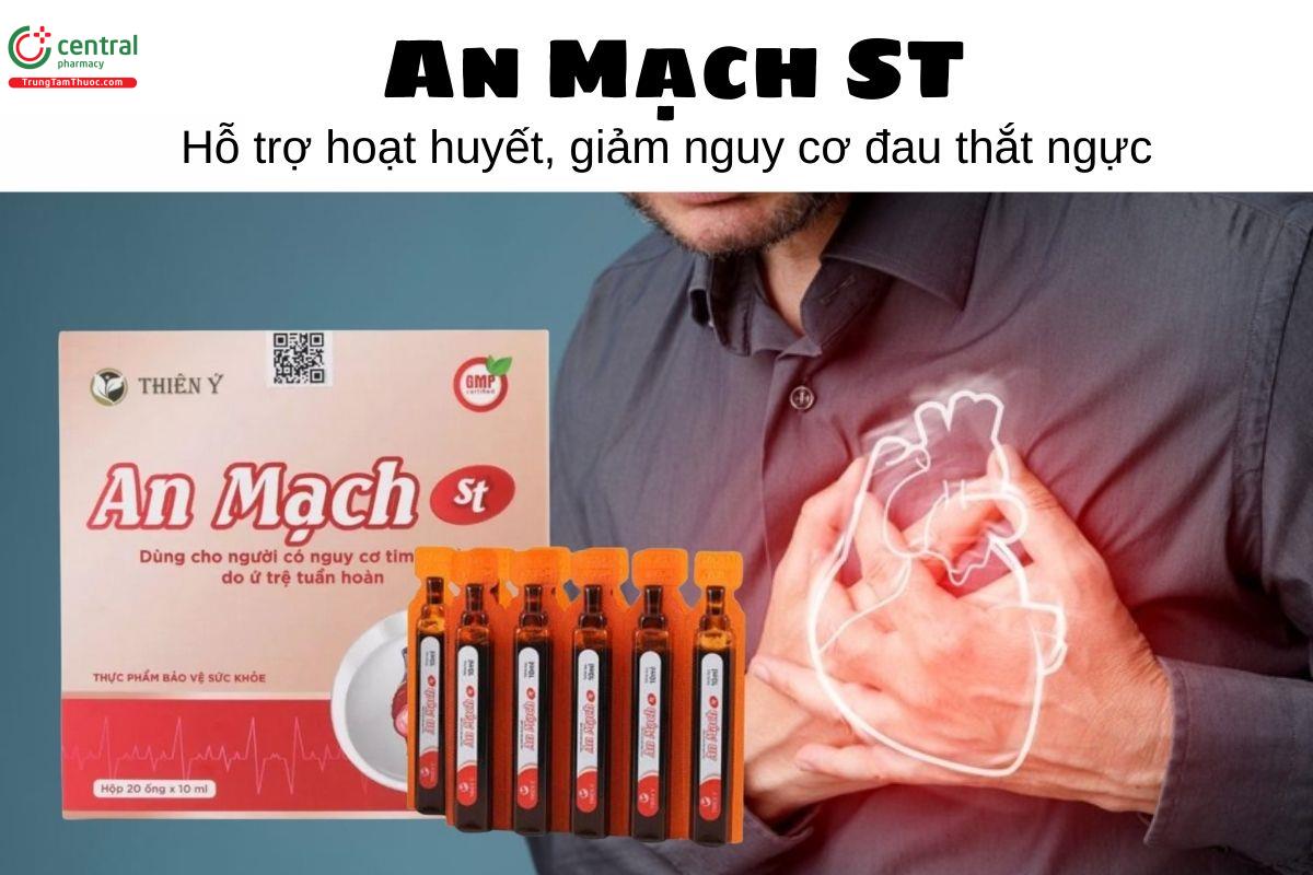 An Mạch ST - Hỗ trợ hoạt huyết, giảm nguy cơ đau thắt ngực 