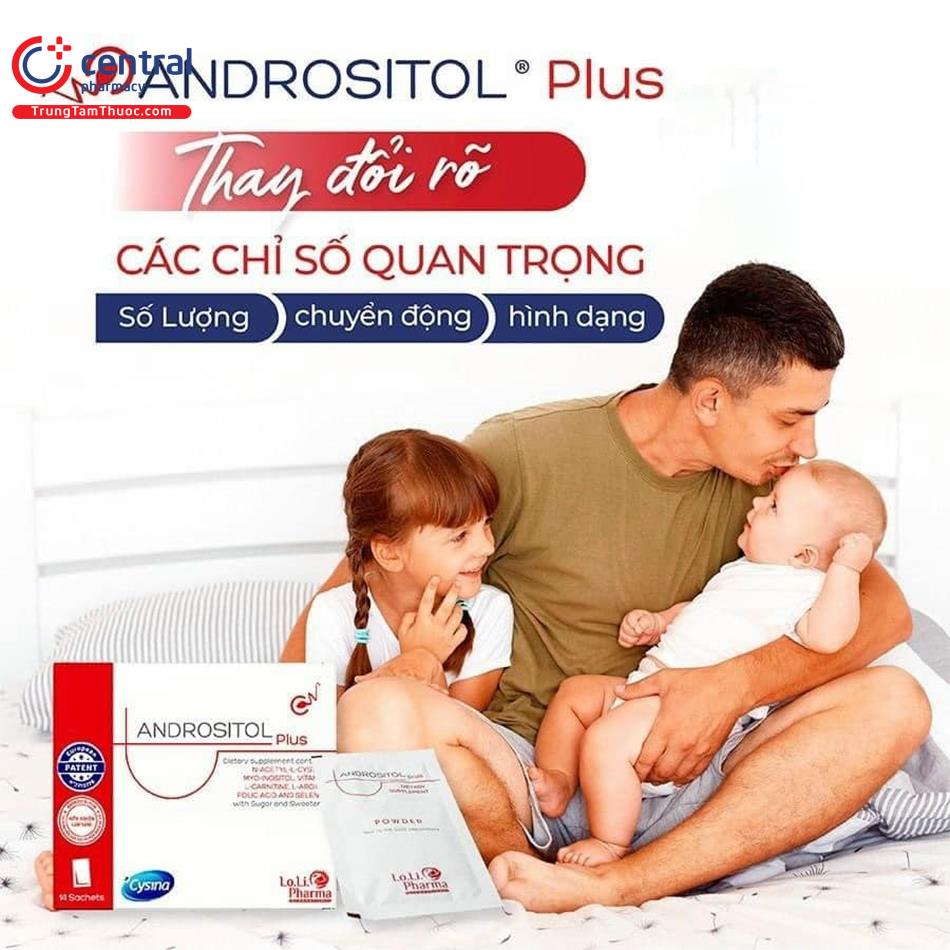 Tác dụng của Andrositol Plus