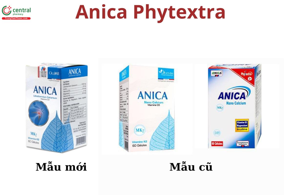Phân biệt Anica Phytextra mẫu mới và mẫu cũ