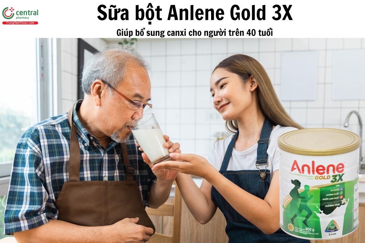 Sữa bột Anlene Gold 3X (800g) - Tăng cường sức khỏe xương khớp 