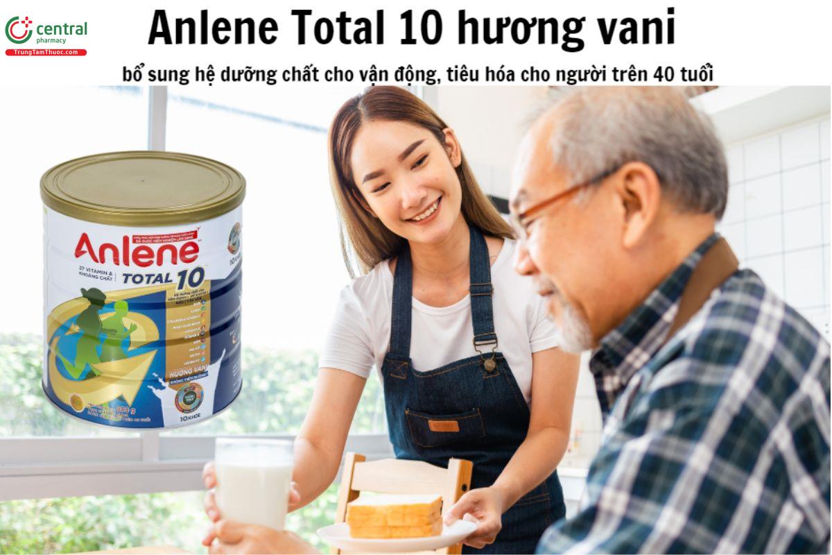 Sữa bột Anlene Total 10 (800g) - Giúp xương xương khớp chắc khỏe