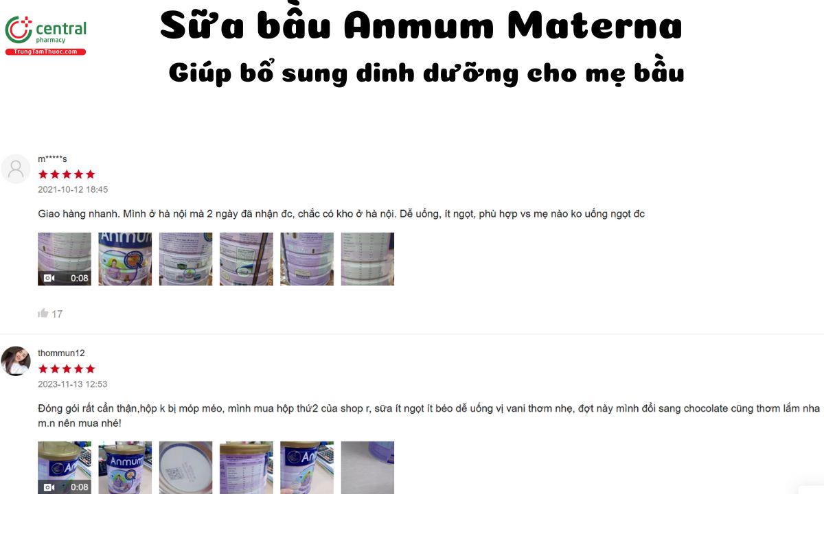 Sữa bột Anmum Materna