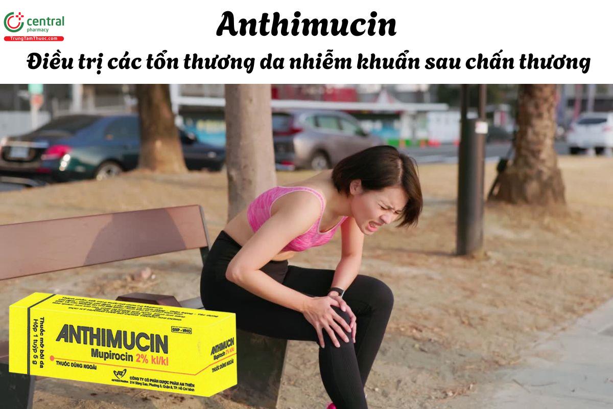 Thuốc Anthimucin 2% - Điều trị tổn thương da do nhiễm khuẩn sau chấn thương