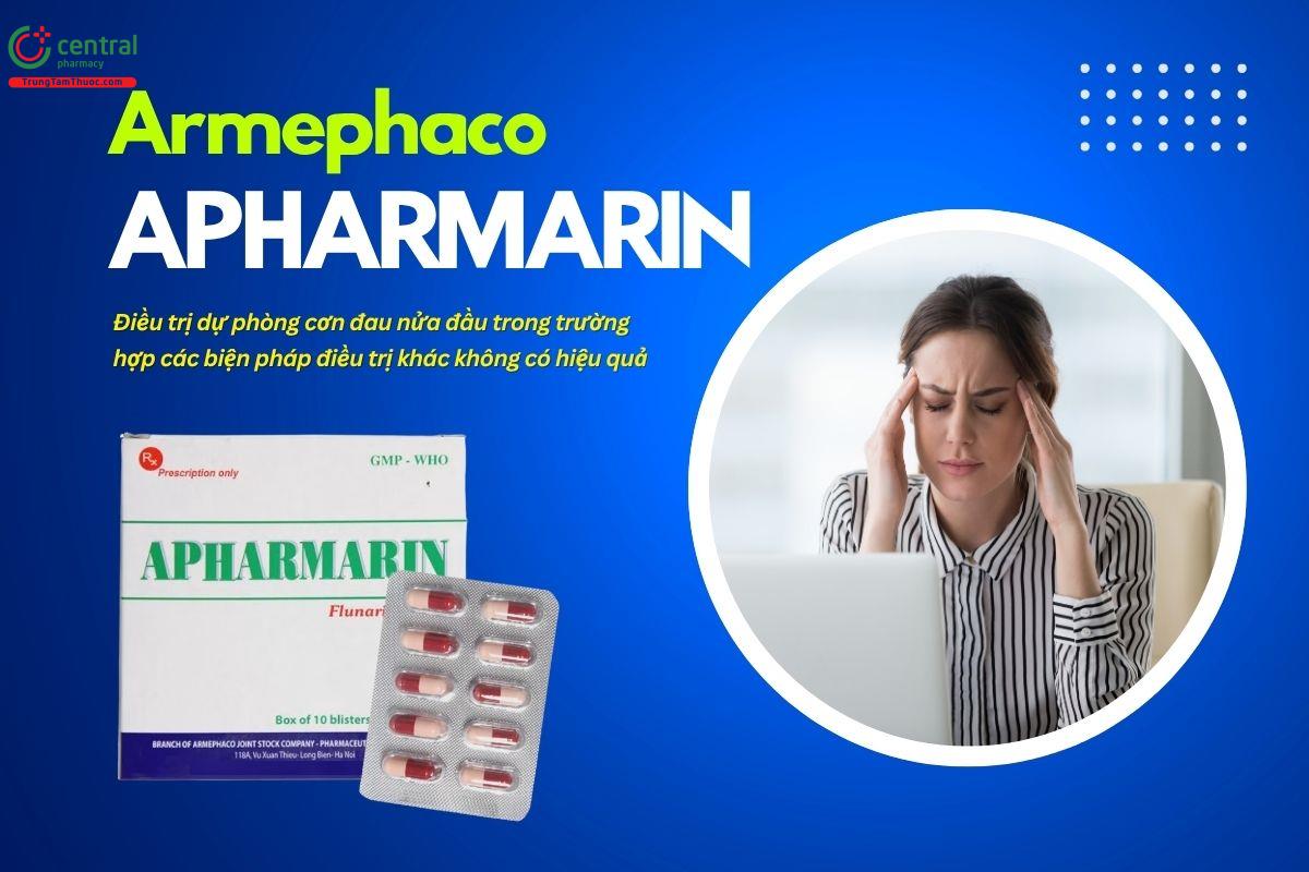 Thuốc Apharmarin 5mg điều trị các triệu chứng chóng mặt tiền đình