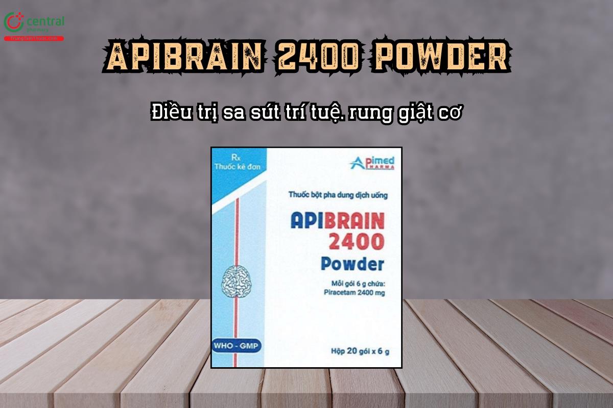 Điều trị sa sút trí tuệ, rung giật cơ Apibrain 2400 Powder