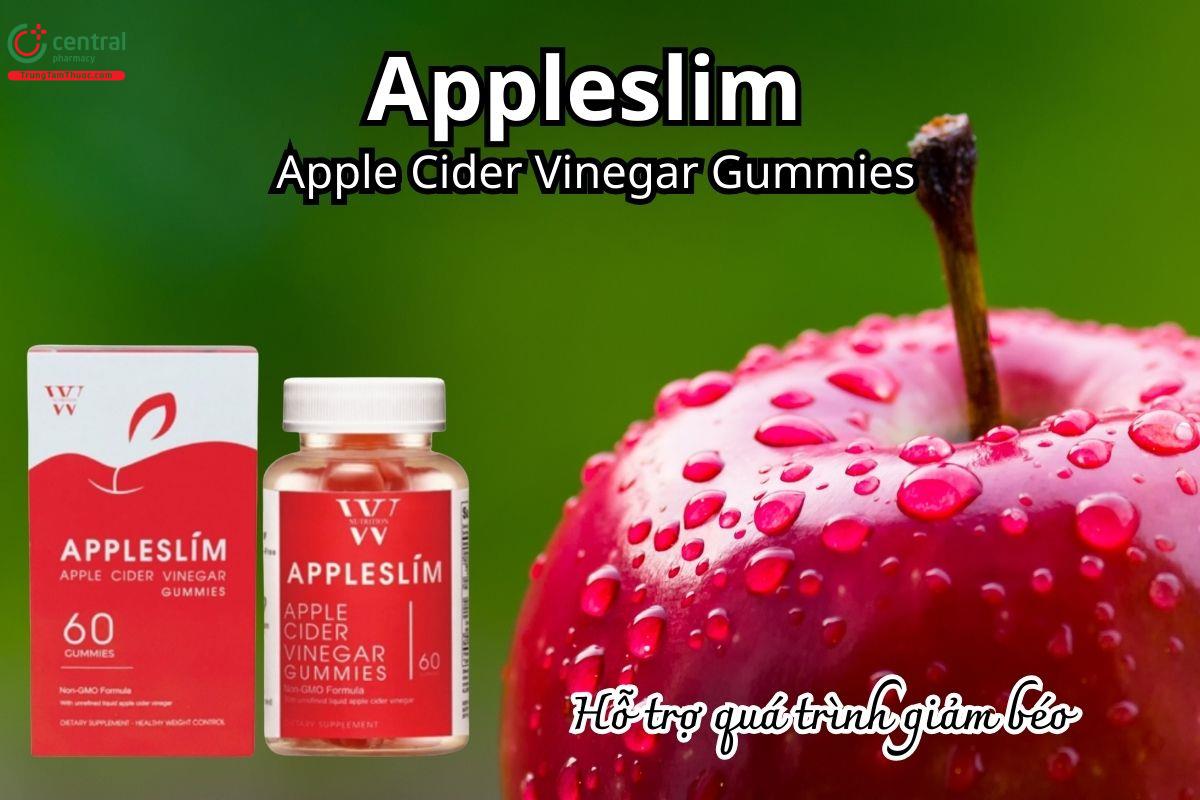 Appleslim Apple Cider Vinegar Gummies hỗ trợ quá trình giảm béo