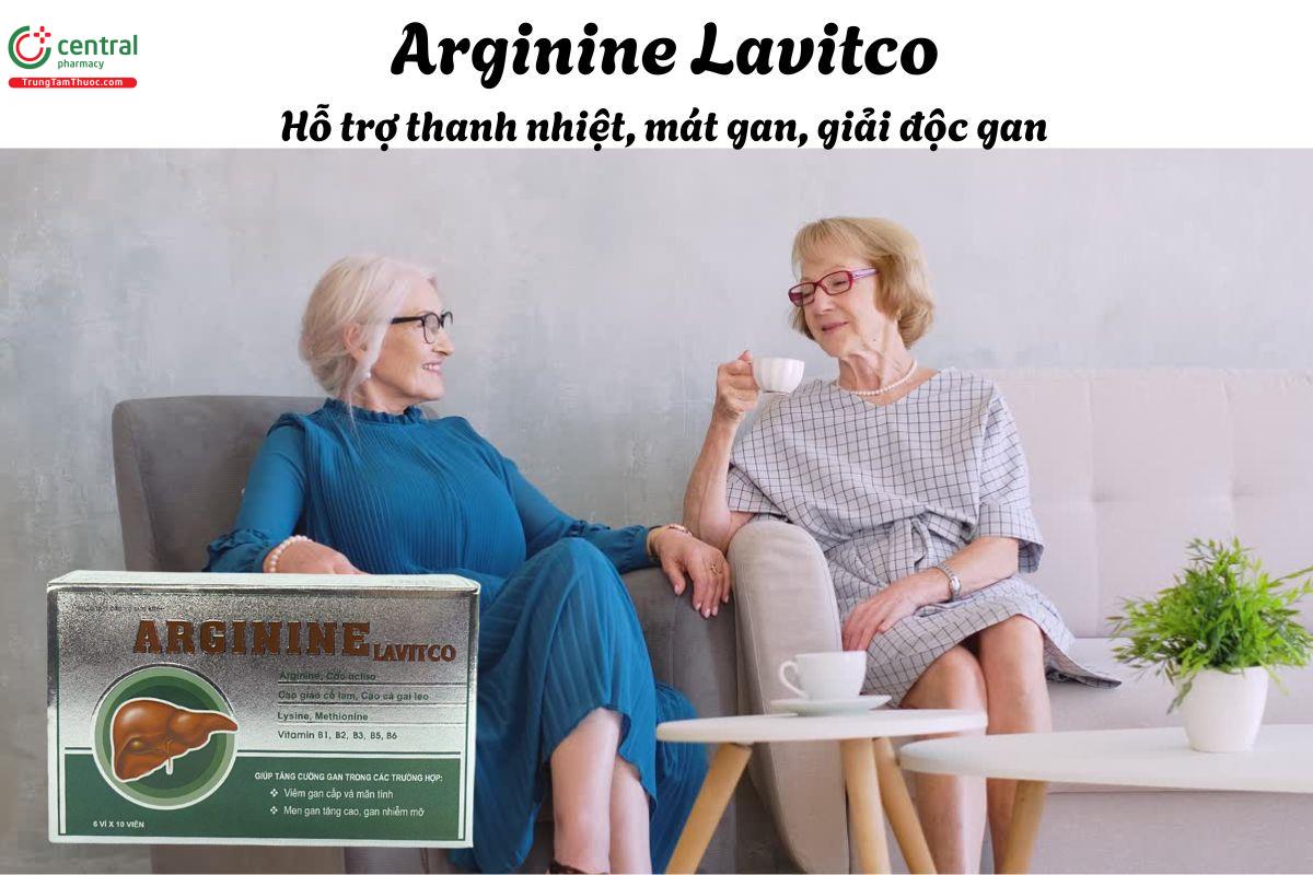Arginine Lavitco - Giúp thanh nhiệt, mát gan, tăng cường chức năng gan