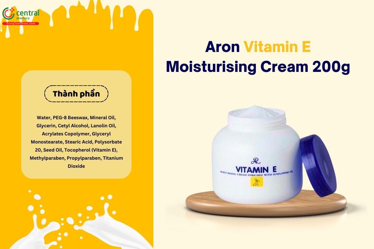 Aron Vitamin E Moisturising Cream 200g có tốt không?