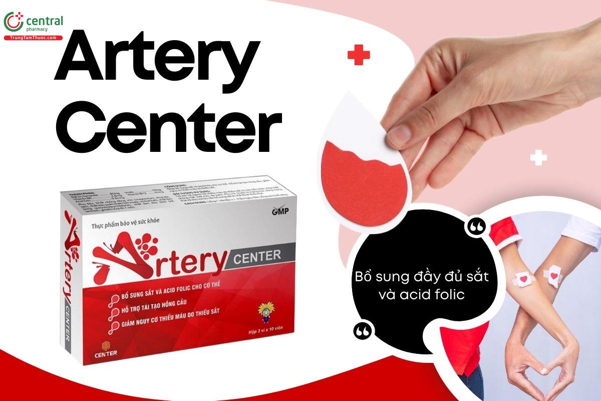 Artery Center - Bổ sung đầy đủ sắt và acid folic cho cơ thể