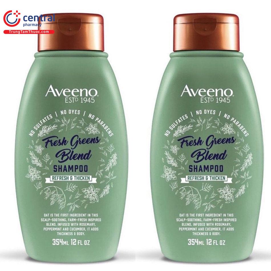 Dầu gội xả giúp dày tóc Aveeno Scalp Soothing Fresh Greens Blend