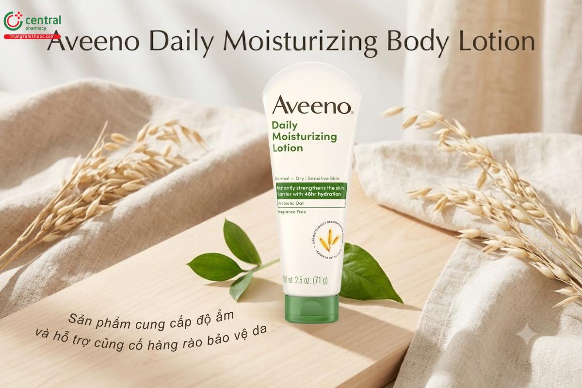Sữa dưỡng thể Aveeno Daily Moisturizing Body Lotion nuôi dưỡng làn da