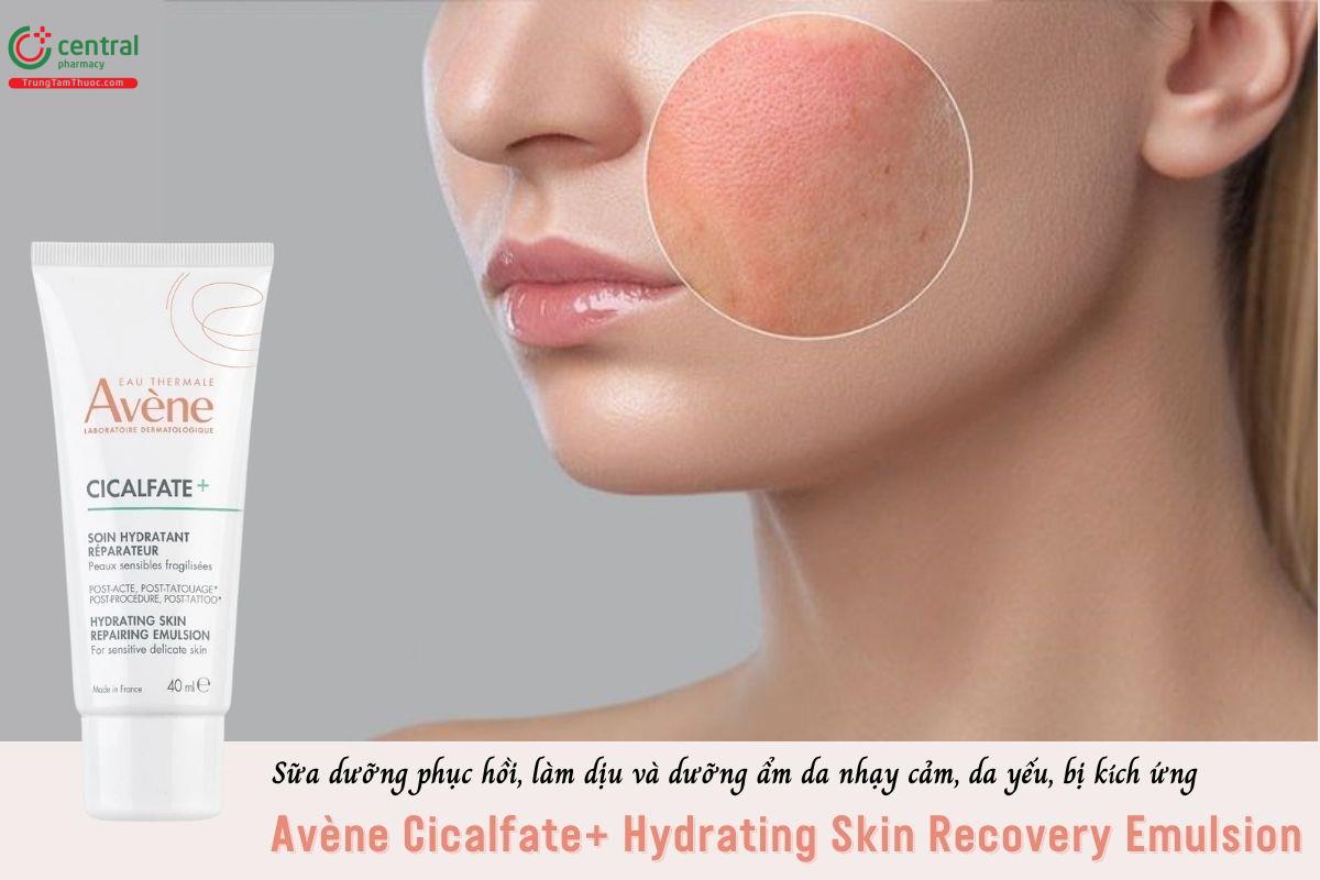 Sữa dưỡng phục hồi, làm dịu Avène Cicalfate+ Hydrating Skin Repairing Emulsion 40ml