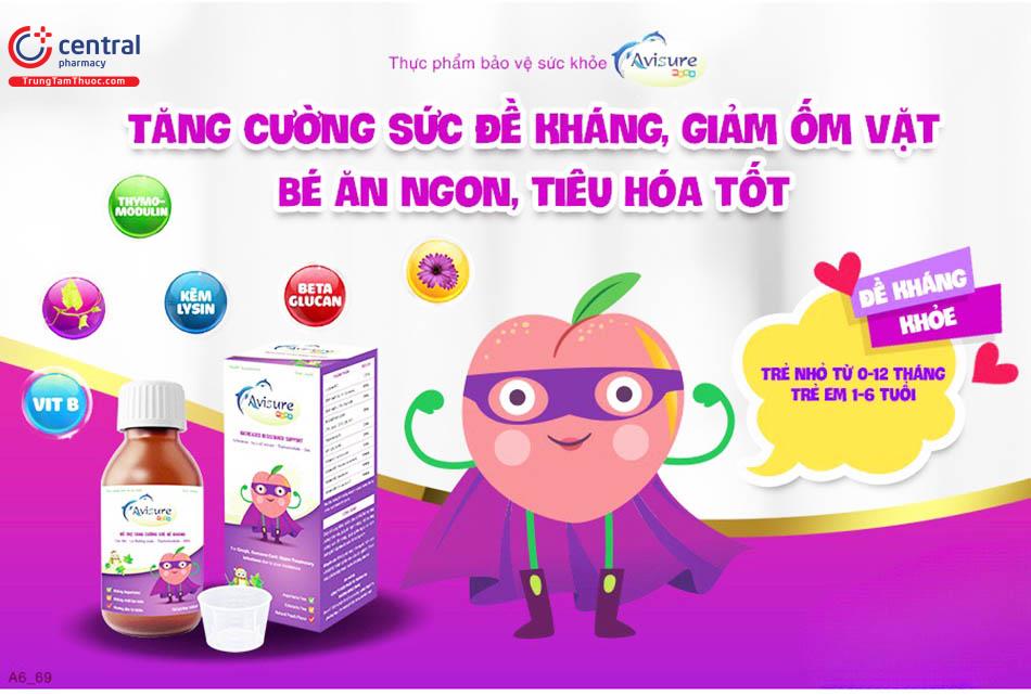 Anvisure muno - Cải thiện tiêu hóa, giúp trẻ ăn ngon, khỏe mạnh và phát triển toàn diện