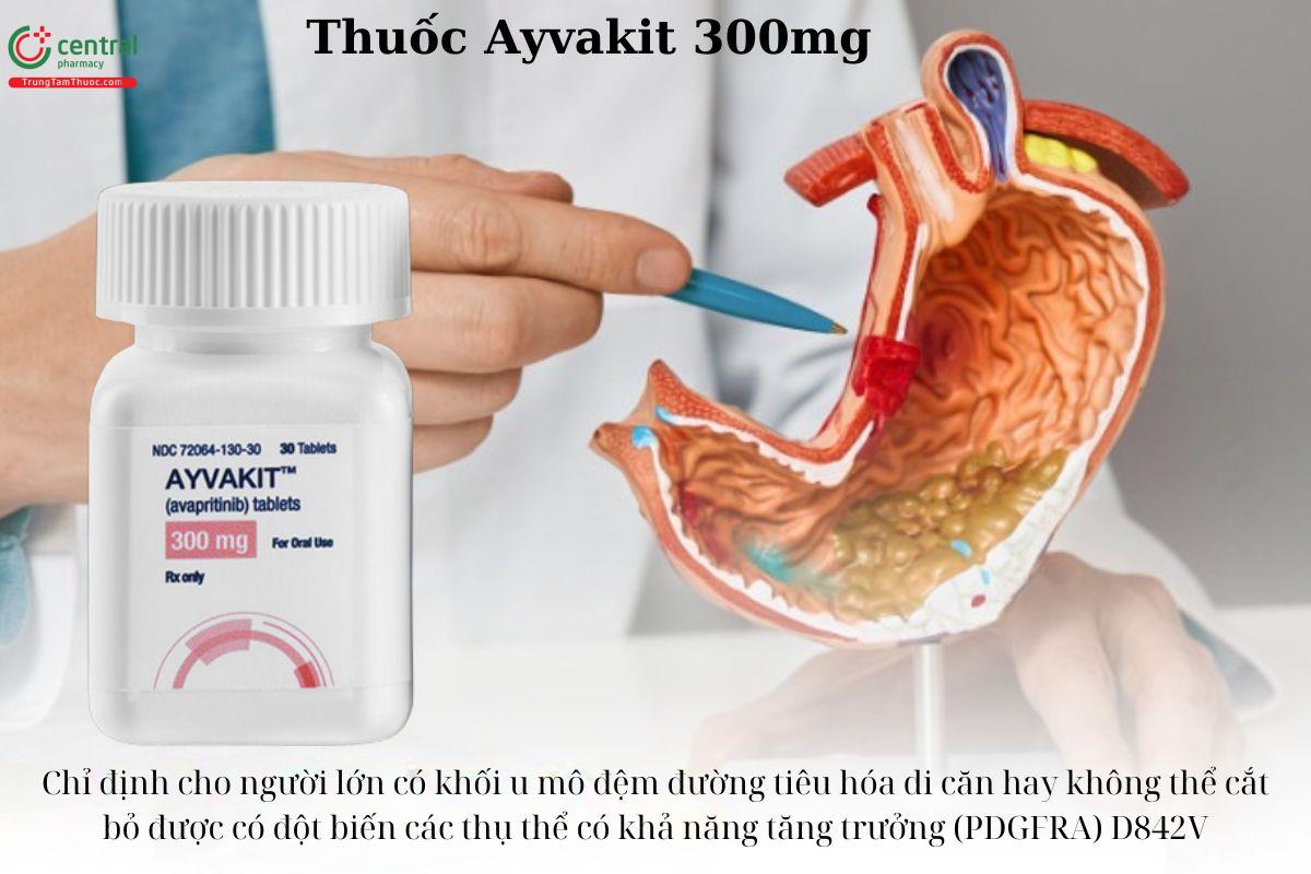 Chỉ định của thuốc Ayvakit 300mg