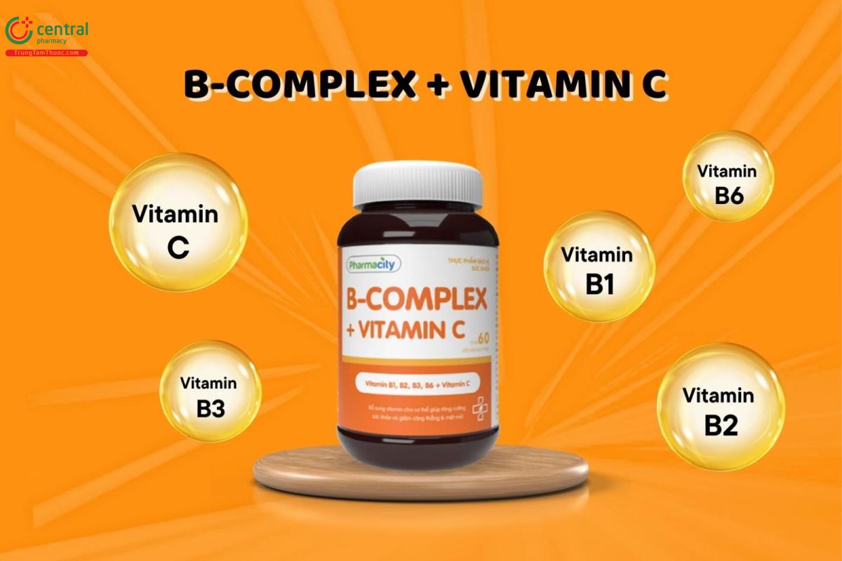 B-Complex+Vitamin C có những thành phần nào?