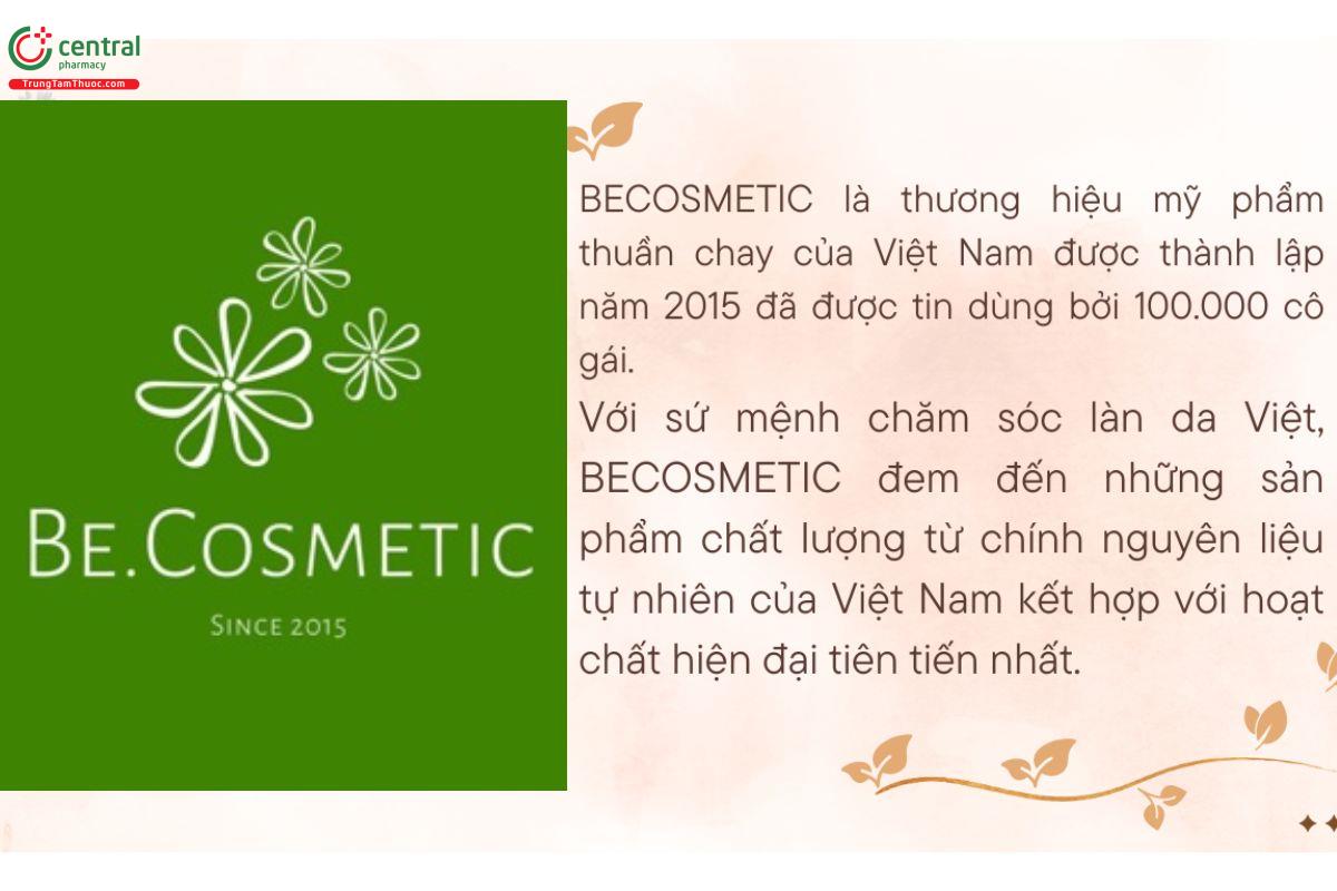 BECOSMETIC - thương hiệu mỹ phẩm thuần chay tại Việt Nam