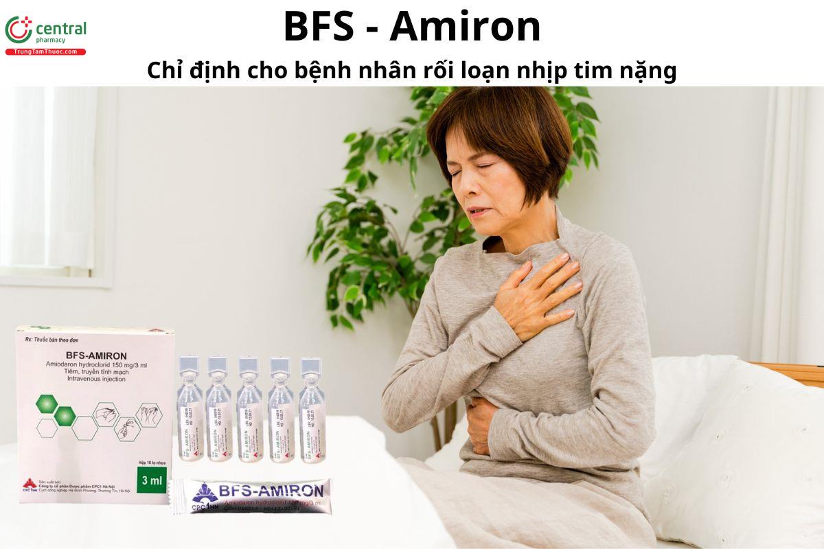 Thuốc BFS - Amiron - Giúp kiểm soát nhanh các rối loạn nhịp tim