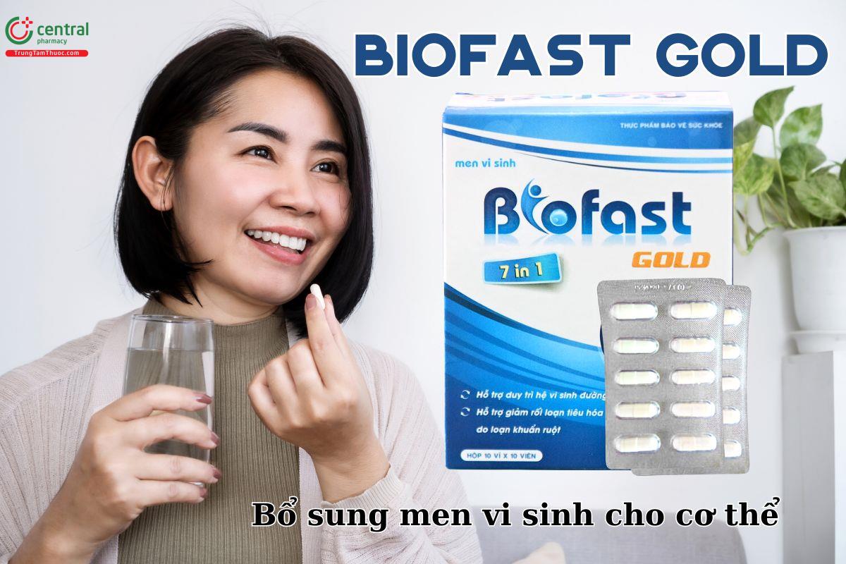 Biofast Gold bổ sung men vi sinh cần thiết cho cơ thể