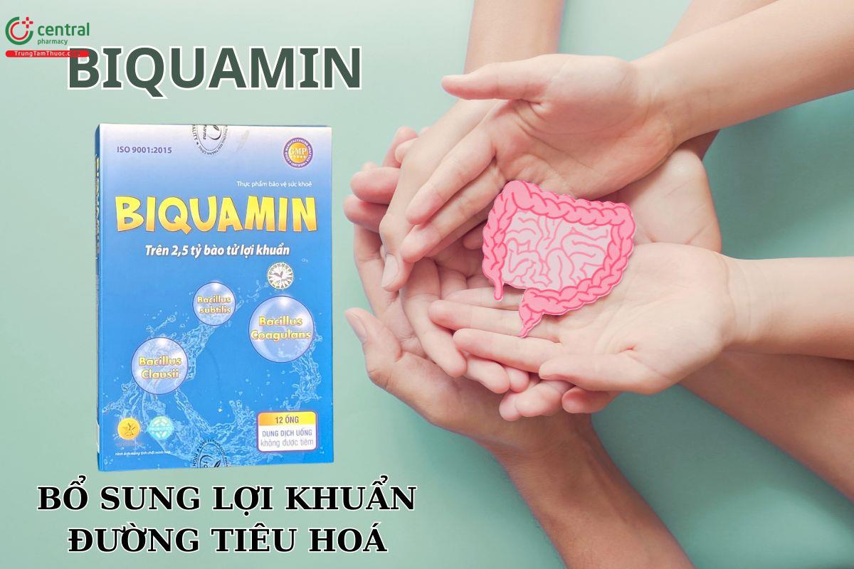 Biquamin bổ sung lợi khuẩn đường tiêu hóa, cải thiện hệ vi sinh đường ruột