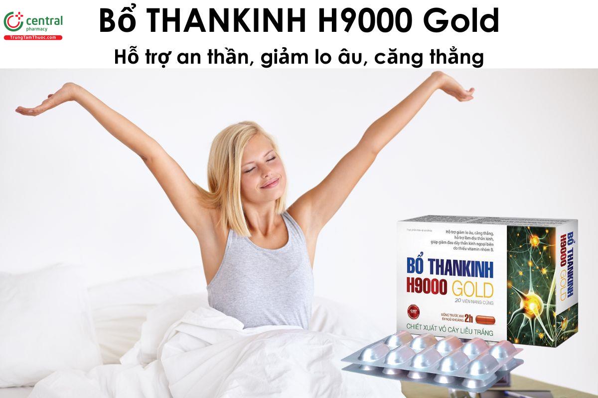 Bổ THANKINH H9000 Gold (Hộp 30 viên) - Giúp an thần, giảm lo âu