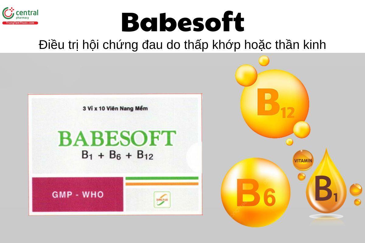 Thuốc Babesoft - Điều trị hội chứng đau do thấp khớp hoặc thần kinh