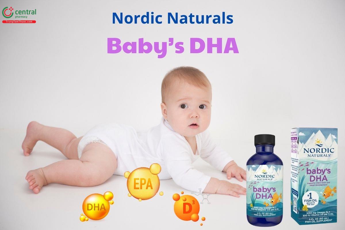 Baby’s DHA Omega-3 With Vitamin D3 Nordic Naturals 60ml