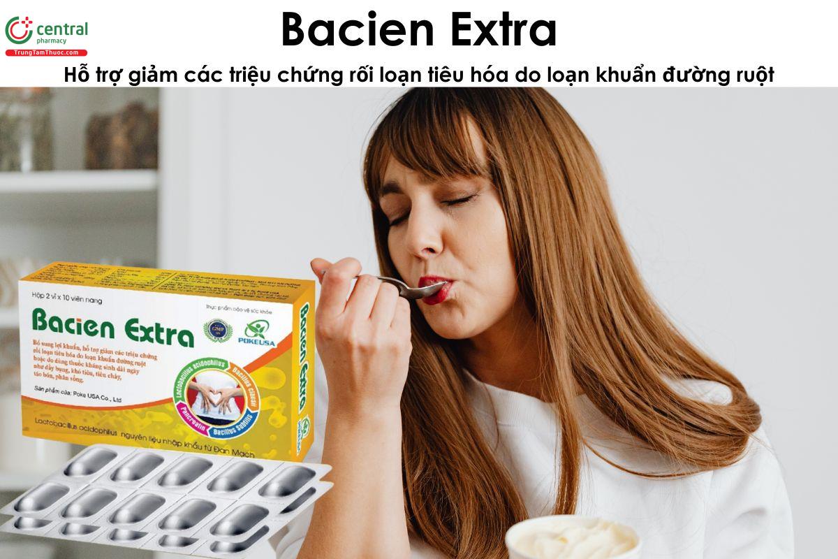 Bacien Extra - Giúp giảm các triệu chứng rối loạn tiêu hóa 