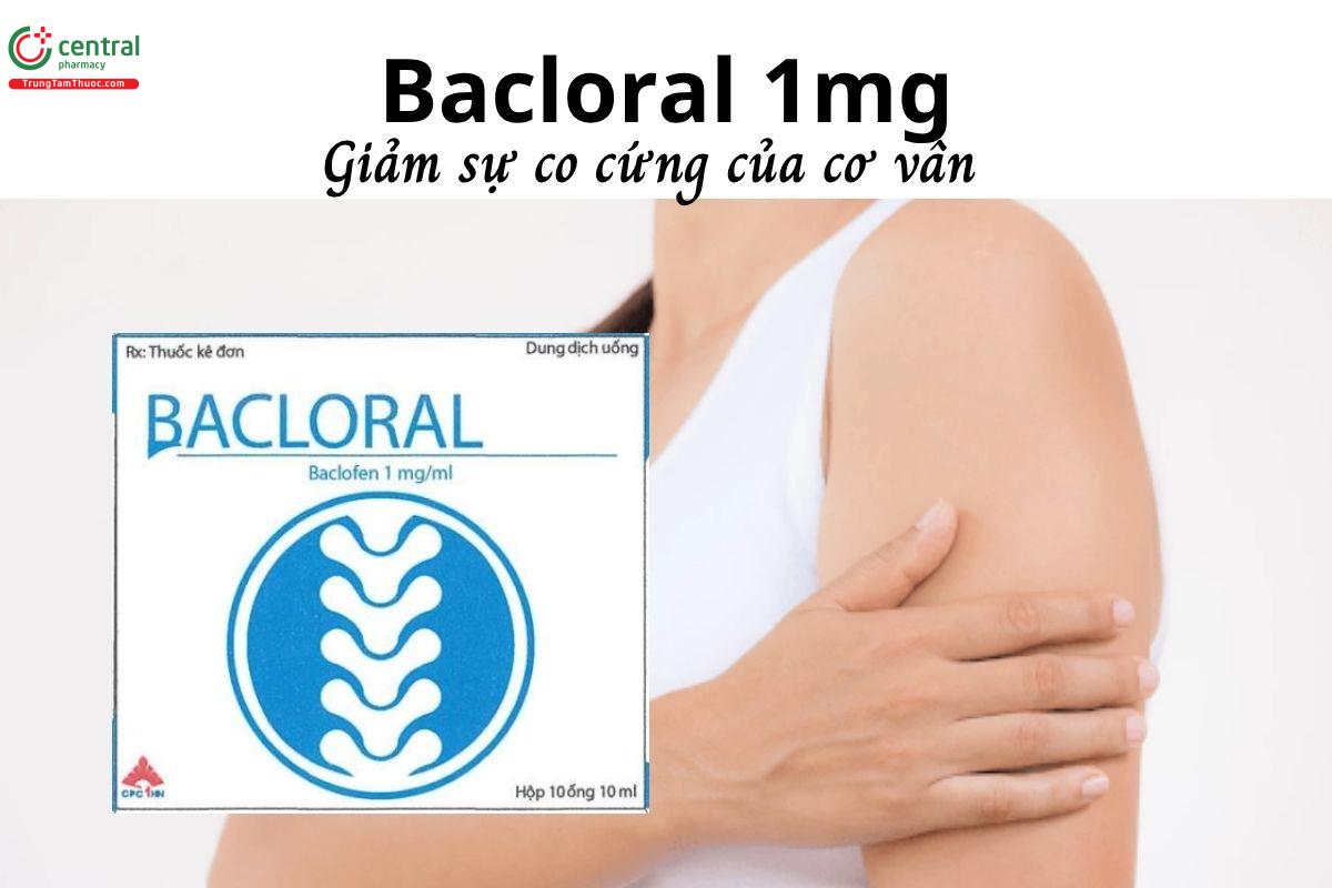 Thuốc Bacloral 1mg - Điều trị sự co cứng của cơ vân 