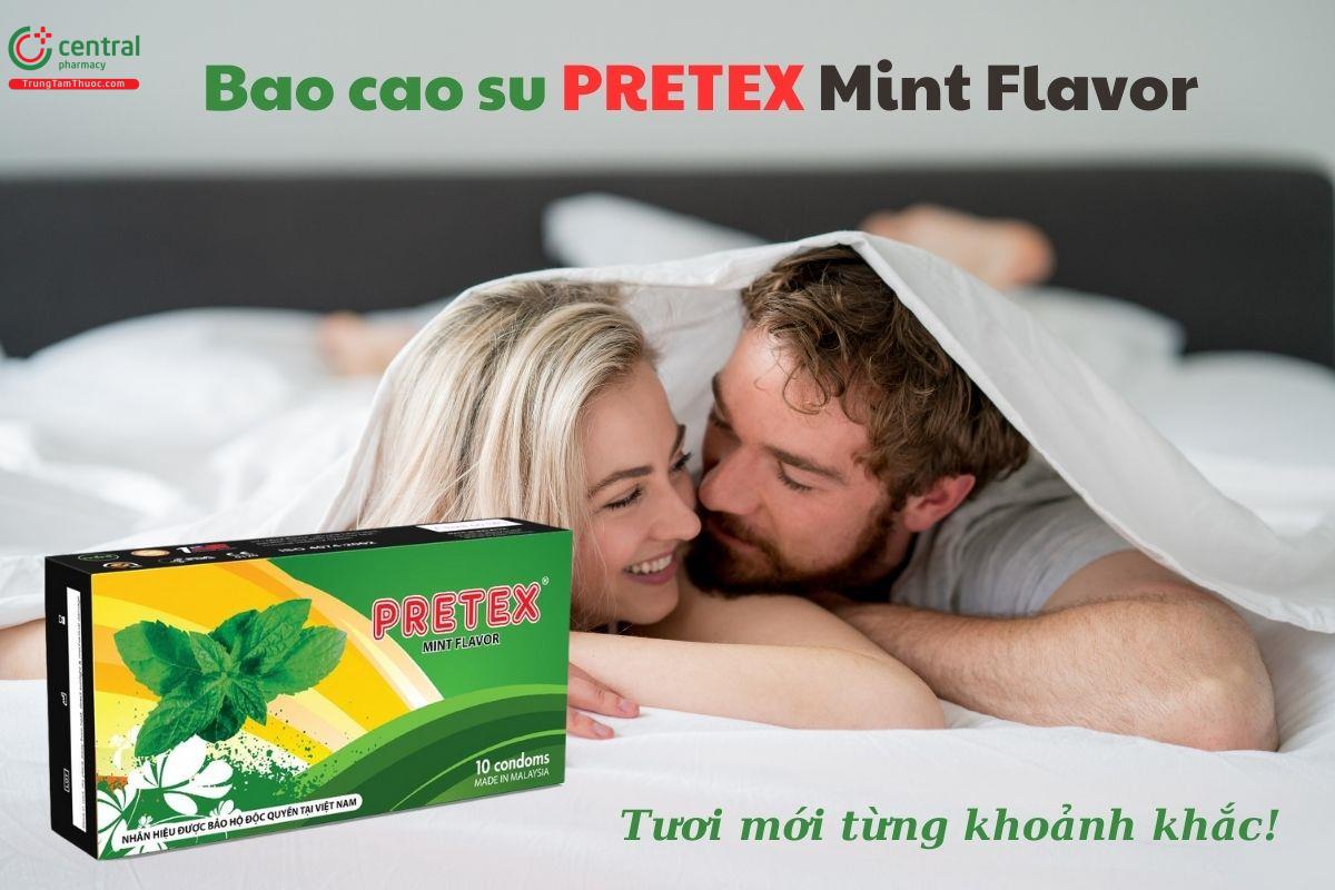 Bao cao su Pretex Mint Flavor – Tươi mới từng khoảnh khắc!