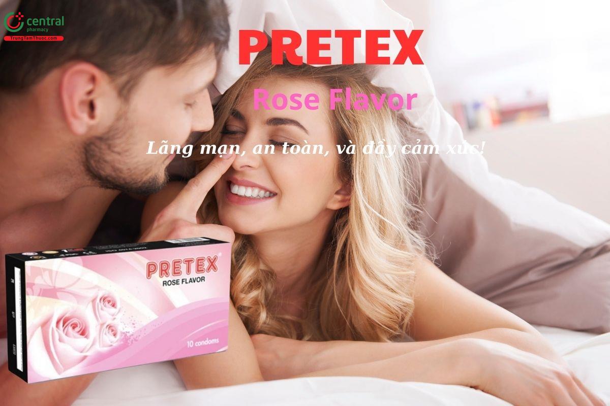 Bao cao su Pretex Rose Flavor