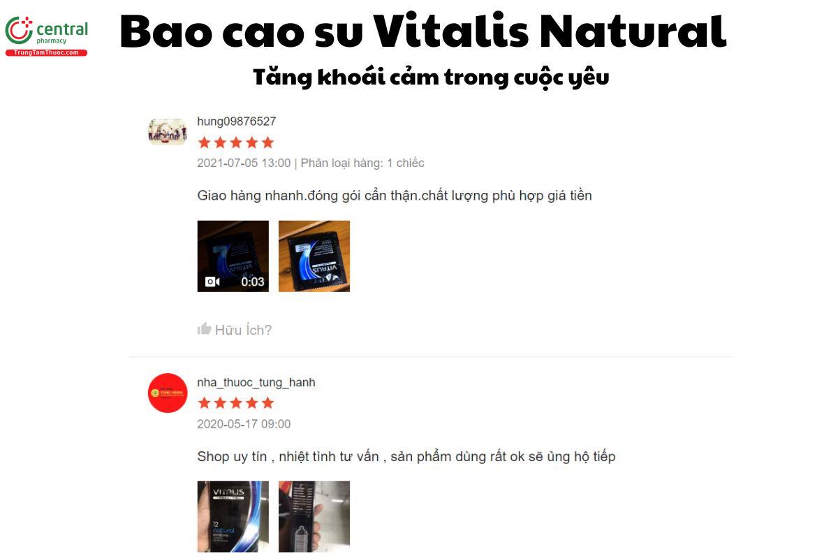 Bao cao su Vitalis Natural