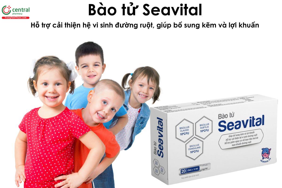 Bào Tử Seavital - Giúp bổ sung kẽm và lợi khuẩn, cải thiện tiêu hóa