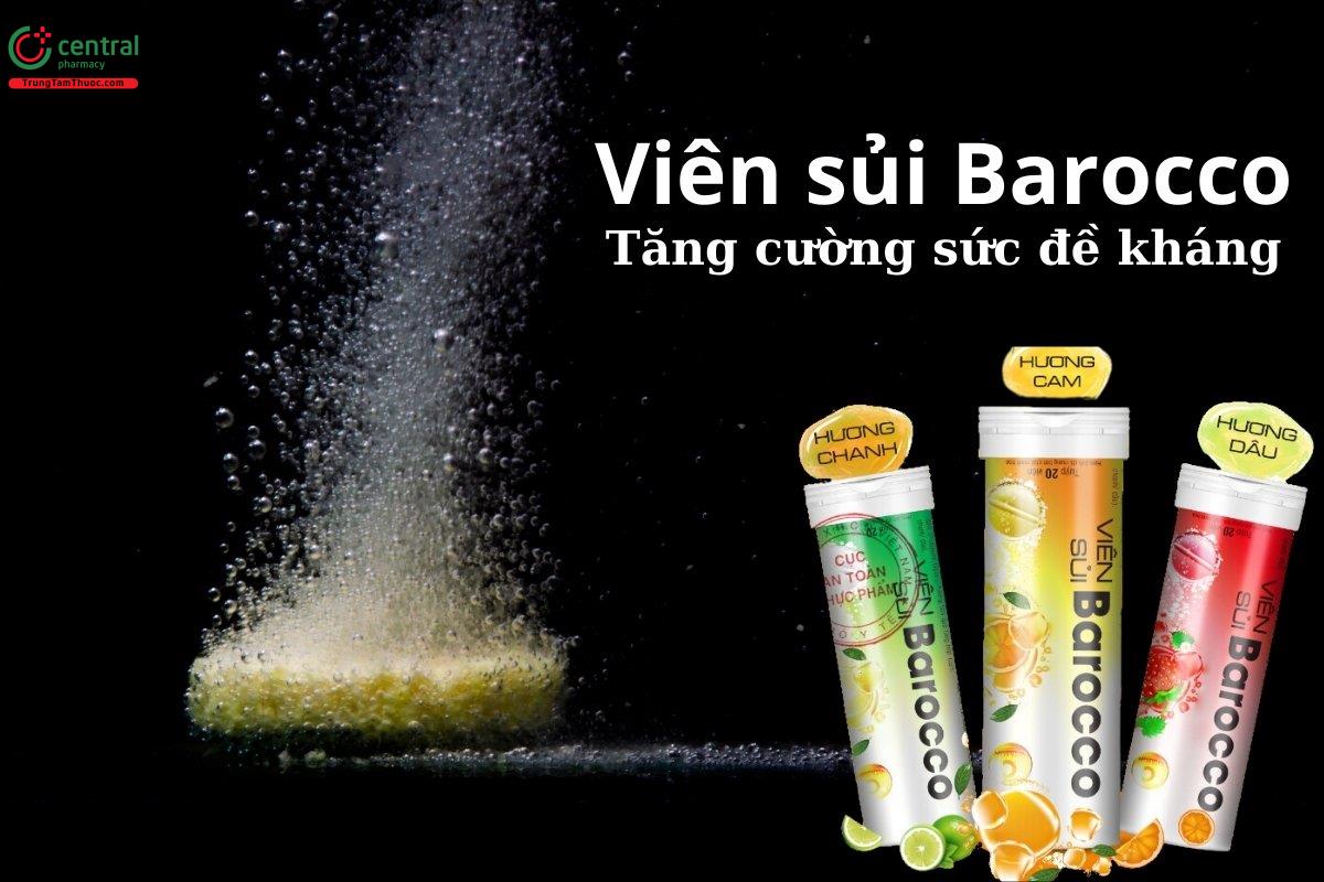 Viên sủi Barocco (tuýp 20 viên)