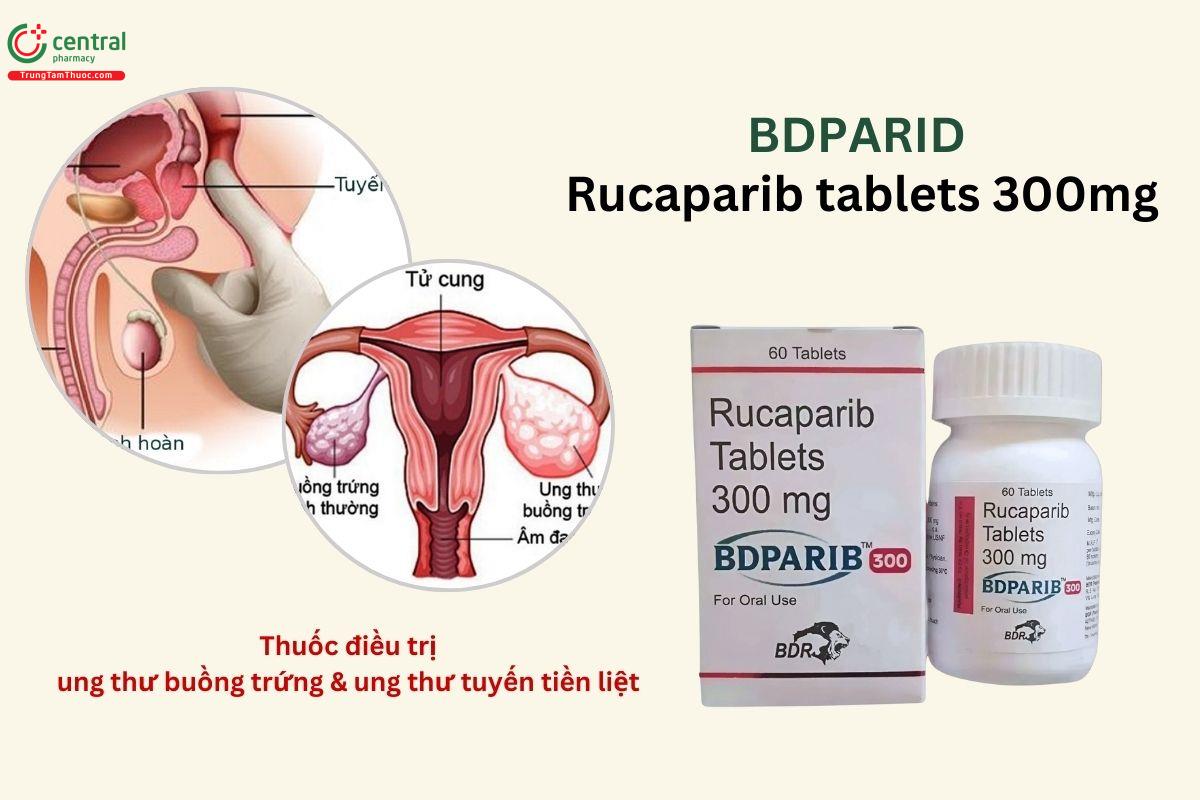 Thuốc Bdparib 300mg Rucaparib tablets điều trị ung thư buồng trứng và ung thư tuyến tiền liệt