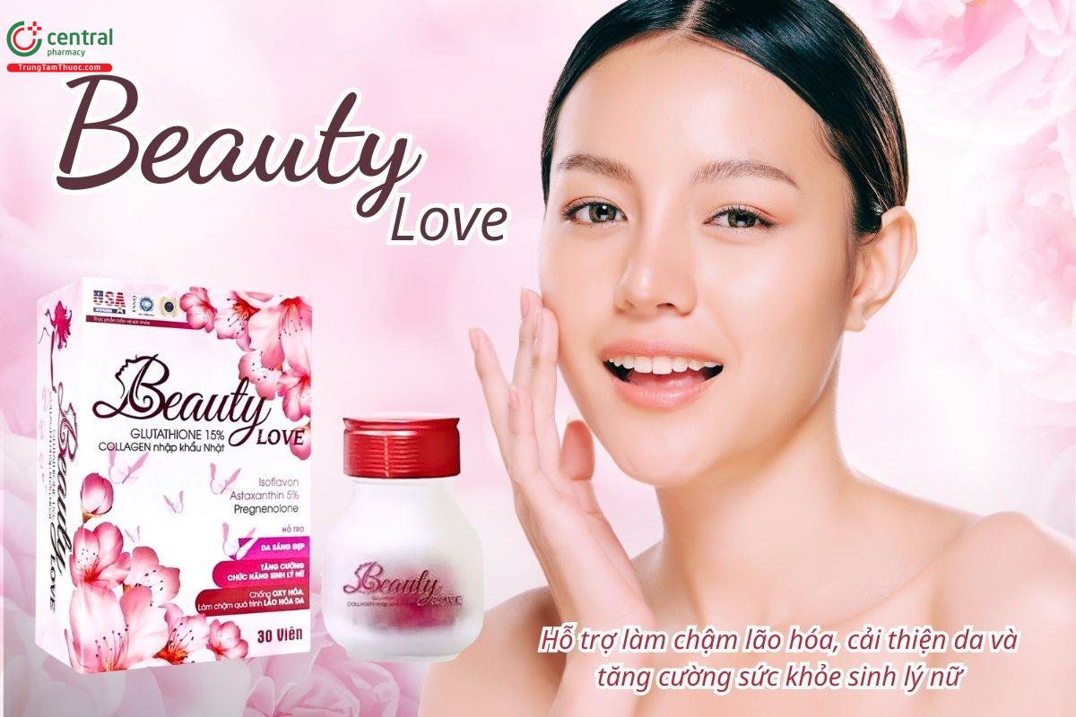 Beauty Love làm chậm lão hóa, cải thiện da và tăng cường sức khỏe sinh lý nữ