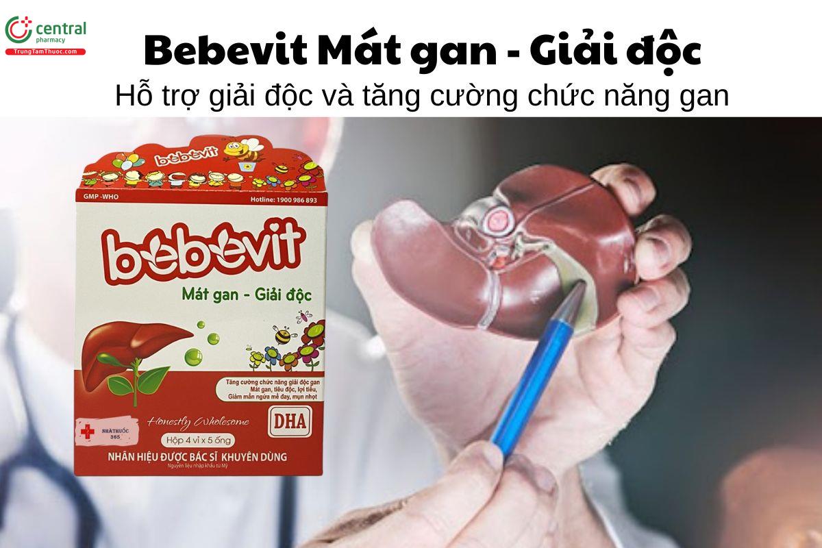 Bebevit Mát gan - Giải độc - Hỗ trợ giải độc và tăng cường chức năng gan