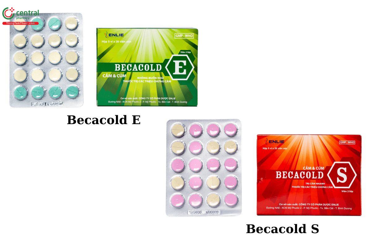 So sánh Becacold E và Becacold S