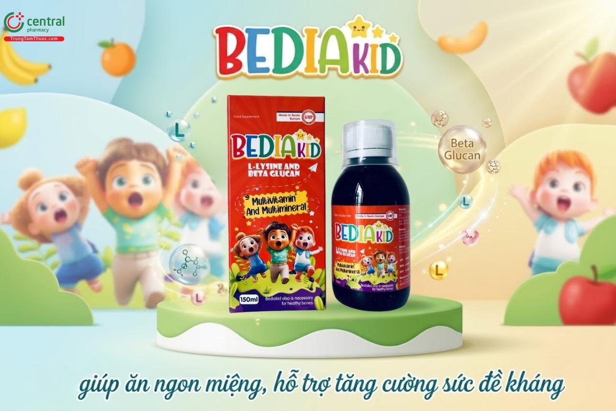 Bediakid cải thiện cảm giác ngon miệng và tăng cường sức đề kháng
