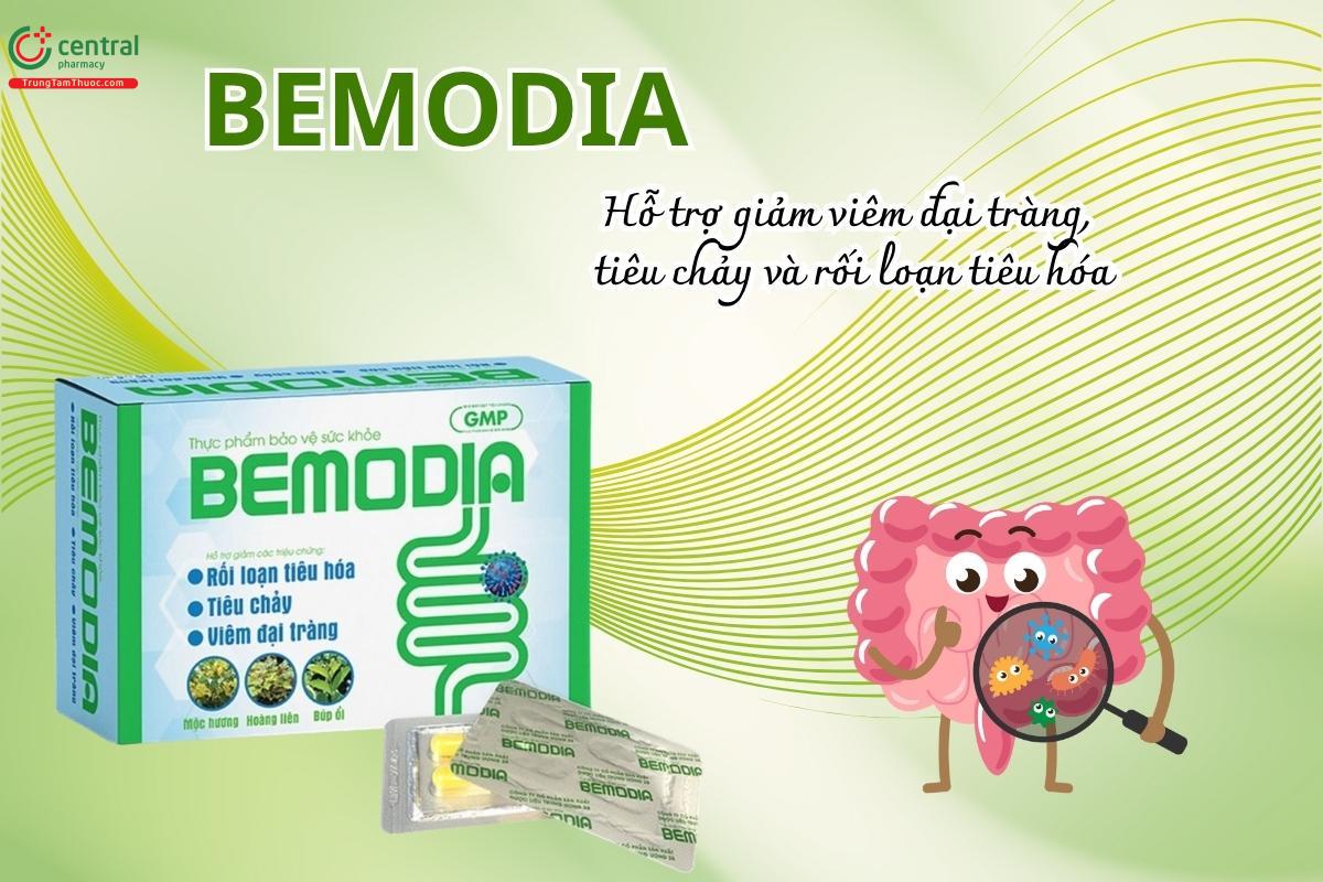 Bemodia hỗ trợ giảm viêm đại tràng, tiêu chảy và rối loạn tiêu hóa
