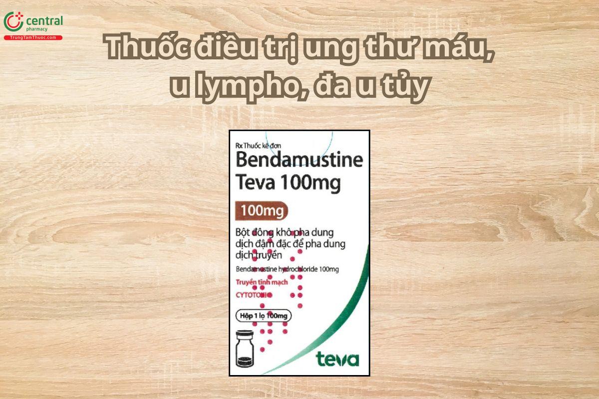 Thuốc Bendamustine Teva 100mg điều trị ung thư máu, u lympho