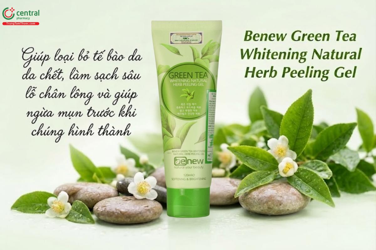 Tẩy tế bào chết Benew Green Tea Hàn Quốc làm sạch sâu lỗ chân lông